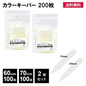 カラーキーパー プラスチック 200枚 2個セット 60mm 70mm ワイシャツ 襟 襟芯 プレート 板 型崩れ 防止 カラーステイ