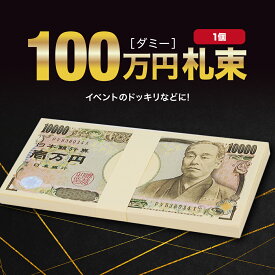 ダミー 札束 100万円 ダミー札束 札 100万円札束 紙 玩具 偽札 お金 フェイク メモ帳 金運 開運 2次会 紙幣 宝くじ お年玉 金運アップ どっきり ドッキリ イベント パーティー グッズ おもちゃ いたずら SNS 撮影 小物 風水 プレゼント