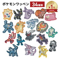 ポケモン ワッペン 小 アイロン シール 接着 ポッチャマ ルギア ブラッキー ホウオウ トゲピー エーフィ …