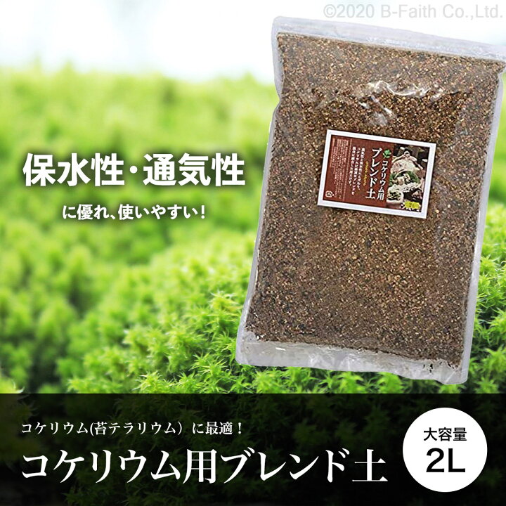 楽天市場 苔テラリウム 用土 コケリウム 土 2l コケリウムブレンド ソイル Soil 雑貨イズム