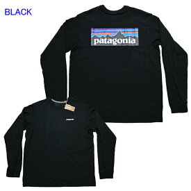 パタゴニア ロンT ロングTシャツ 長袖Tシャツ メンズ P-6ロゴ ロングスリーブ レスポンシビリティー Tシャツ patagonia P-6 Logo Long sleeve Responsibili T-Shirt 半袖Tシャツ P6ロゴ 品番 38518
