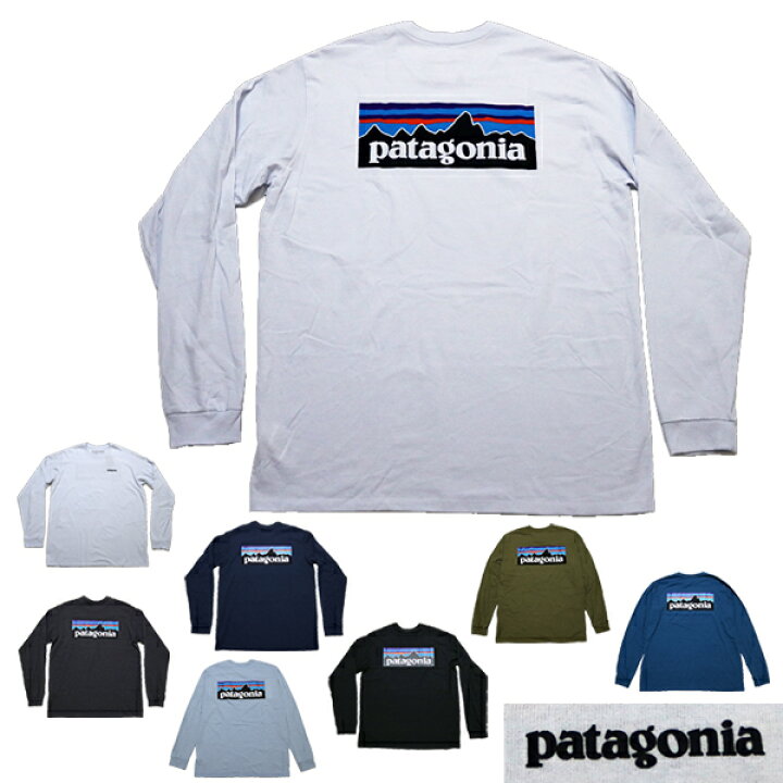 楽天市場】パタゴニア ロンT ロングTシャツ 長袖Tシャツ メンズ P-6