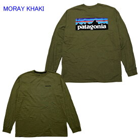 パタゴニア ロンT ロングTシャツ 長袖Tシャツ メンズ P-6ロゴ ロングスリーブ レスポンシビリティー Tシャツ patagonia P-6 Logo Long sleeve Responsibili T-Shirt 半袖Tシャツ P6ロゴ 品番 38518