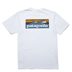 パタゴニア Tシャツ ポケT メンズ・ボードショーツ・ロゴポケット・レスポンシビリティー Tシャツpatagonia M'S BOARDSHORT LOGO POCKET RESPONSIBILI-T-SHIRT半袖Tシャツ P6ロゴ ■品番 37655