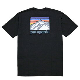 パタゴニア Tシャツ 定番 メンズ ラインロゴ ポケット レスポンシビリティー patagonia Line Logo Ridge Pocket Responsibili T-Shirt半袖Tシャツ P6ロゴ ■品番 38511