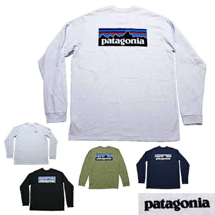 楽天市場】パタゴニア ロンT ロングTシャツ 長袖Tシャツ メンズ P-6 