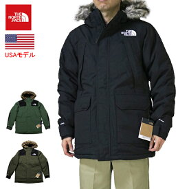 ノースフェイス マクマード マクマードパーカ THE NORTH FACE MEN'S MCMURDO PARKA ザ ノースフェイス マクマードジャケット USモデル アメリカモデル ファー付ダウンジャケット ザノースフェイス ハーフコート丈 極寒用 NF0A5GJF