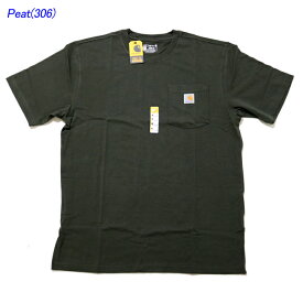 カーハート Tシャツ ポケT 1ポイント Carhartt Workwear Pocket Short-Sleeve T-Shirt K87 メンズ 半袖 無地 定番モデル USAモデルUSカーハート ビッグサイズT ヘビーウェイトT アメリカサイズ WIP UK