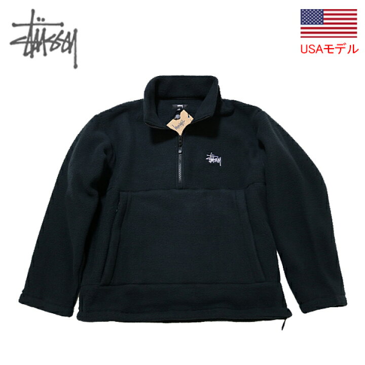 楽天市場】ステューシー ジャケット STUSSY メンズ Half Zip Mock Neck  
