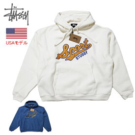 ステューシー パーカー オーバーサイズSTUSSY SATINPATCH OVERSIZED HOODIEヘビーウエィト素材 スウェット プルパーカー フード フーディ メンズ トップス