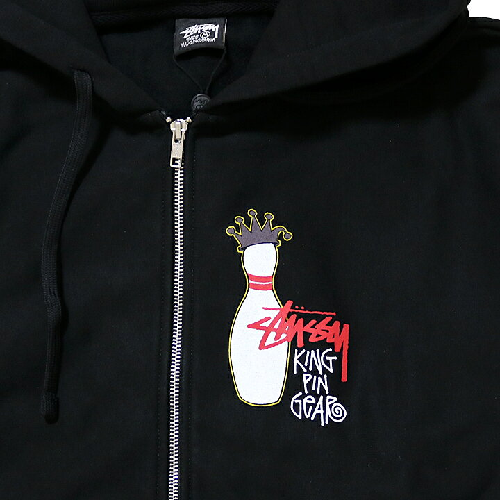 楽天市場】ステューシー パーカー ジップパーカーSTUSSY KINGPIN ZIP  