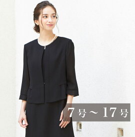 ウォッシャブル対応 ノーカラーぺプラムサマーワンピース 110722565　喪服 礼服 レディース ブラックフォーマル 送料無料