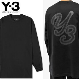 ワイスリー Tシャツ IQ2146 ブラック 長袖 ロンT バックプリント ロゴ ヨウジヤマモト Y-3 アディダス adidas