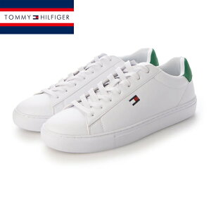 トミーヒルフィガー スニーカー tmBRECON3 WHI04 ローカット フェイクレザー シューズ 靴 カジュアル Tommy Hilfiger