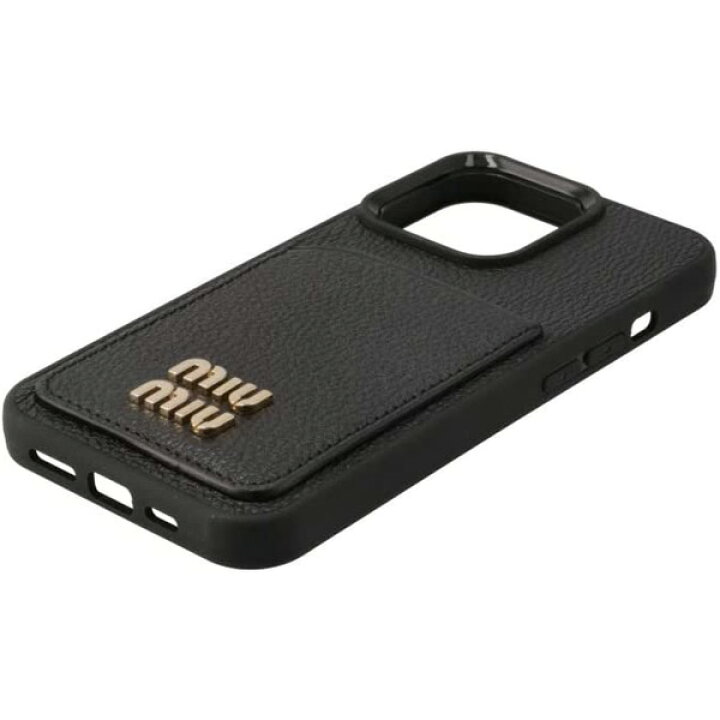 楽天市場】ミュウミュウ iPhoneケース 5ZH149 2DT7 F0002 レザー ロゴ 