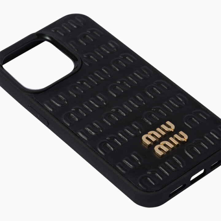 楽天市場】ミュウミュウ iPhoneケース 5ZH149 2F5X F0002 レザー  