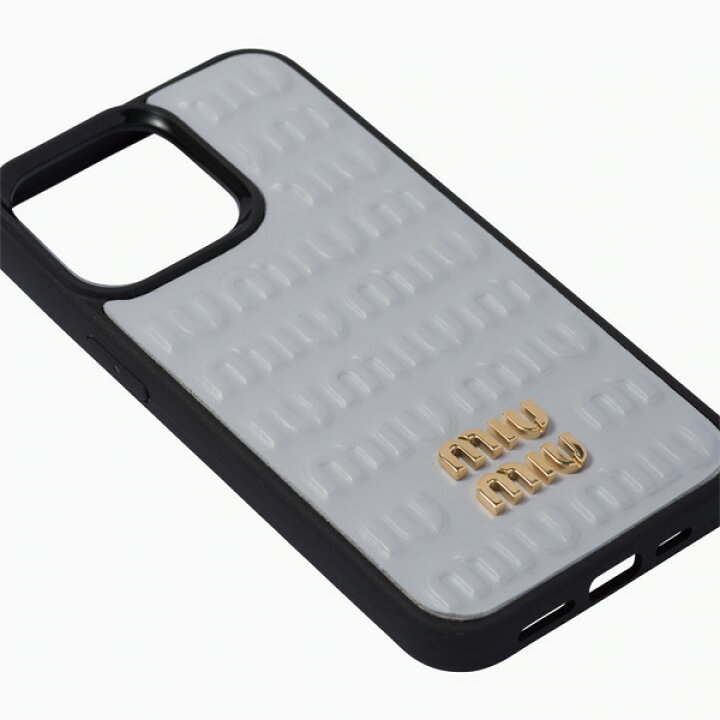 楽天市場】ミュウミュウ iPhoneケース 5ZH149 2F5X F0591 レザー 