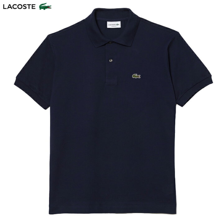 楽天市場】ラコステ ポロシャツ L1212 166 NAVY 半袖 無地 メンズ 定番 
