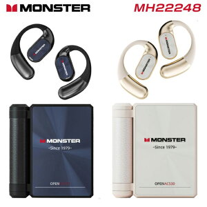 MONSTER [ �����X�^�[ ] Bluetooth �C���z�� [ Open Ear AC530 MH22248 ] �����ӂ����Ȃ��̂Ŕ��Ȃ��EIPX5�h�� �u���b�N / �z���C�g