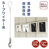 ウォールメイツ正規品【ピクチャーレール オプション ループワイヤー吊 M-317 1個入】ピクチャーレール …