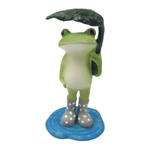 【暮らしラクラク応援セール】コポー 葉っぱを傘にするカエル 79730【取り寄せ・返品不可商品】