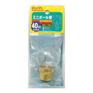 【暮らしラクラク応援セール】ミニボール 40W G-8014H(C)【取り寄せ・返品不可商品】