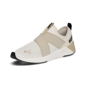 yz (PUMA) v[} PMJ-311471-05 SOFTRIDE n[ XbvI EBY (05)Warm White-Toasted Almond-PUMA Black fB[X