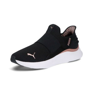 yz (PUMA) v[} PMJ-312809-01 SOFTRIDE n[j[ I EASE IN (01)PUMA Black-Rose Gold fB[X