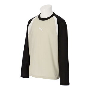 �y���z(PUMA)�v�[�} PMJ-529615-09 indiviFINAL LS SHIRT JR (09)Desert dust - PUMA Black �W���j�A