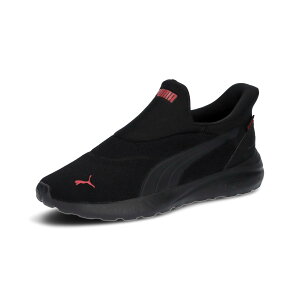 �y���z (PUMA)�v�[�} PMJ-402631-01 SOFTRIDE �R�X�~�b�N EASE IN (01)PUMA Black-PUMA Black-PUMA Red �����Y�E���j�Z�b�N�X�y�J�W���A���E�V���[�Y�z