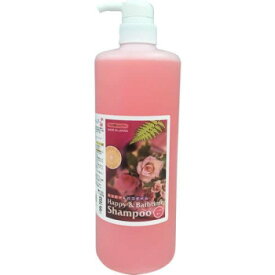 【暮らしラクラク応援セール】ハッピー＆バスタイム　ペット用シャンプー　1L　バラの香り　【取り寄せ・返品不可商品】