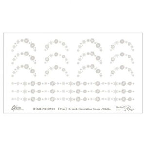 y炵NNZ[zSha-Nail Pro PLUS ʃlC lCV[ French Gradation Snow/t`Of[VXm[ -White- RUMI-PFGW01y񂹁Eԕisiz