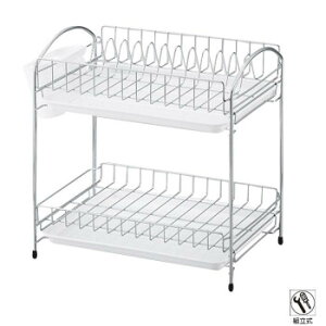 【暮らしラクラク応援セール】「デイズ」二段水切りバスケット DS-05【取り寄せ・返品不可商品】