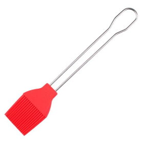 【暮らしラクラク応援セール】ユーロキッチン eurokitchen シリコンブラシ 22cm ステンレス柄 赤【取り寄せ・返品不可商品】