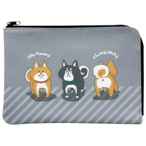 【暮らしラクラク応援セール】抗菌マルチケース スリムタイプ わんこ グレイ KASM-1601【取り寄せ・返品不可商品】