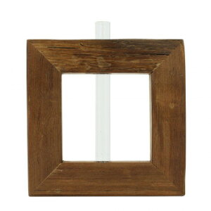 【暮らしラクラク応援セール】廃材フラワーベース スクエア 10722890064【取り寄せ・返品不可商品】