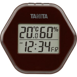 【暮らしラクラク応援セール】TANITA タニタ デジタル温湿度計 TT-573 ブラウン【取り寄せ・返品不可商品】