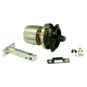 【暮らしラクラク応援セール】NP65 室内用取替錠前 個室・通路用 鍵なし チューブラ握り玉 戸襖錠 00776618-001【取り寄せ・返品不可商品】