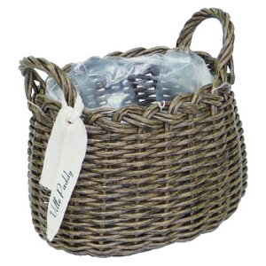 【暮らしラクラク応援セール】村田屋産業 PPラタンオーバル Gray S 3242【取り寄せ・返品不可商品】