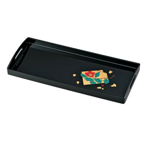 【暮らしラクラク応援セール】東出漆器 山中塗 斉久 15.0長角盆 2327【取り寄せ・返品不可商品】