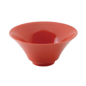 【暮らしラクラク応援セール】光洋陶器 花伝 白翔 19cm深口ラーメン丼 赤 C-950cc 50140024【取り寄せ・返品不可商品】
