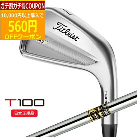 【5/27まで最大4600円OFFガチ得クーポン】(ポイント10倍)(営業日即日発送)タイトリスト(Titleist) Tシリーズ T100 アイアン単品(#3,#4,W50) ダイナミックゴールド(通常ラベル) シャフト 2023年モデル(日本正規品)