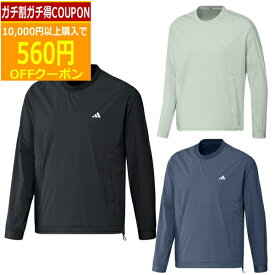 【5/27まで最大4600円OFFガチ得クーポン】(営業日即日発送)(クリアランス）アディダス ゴルフ ULT365 WIND.RDY撥水クルー プルオーバー KOW04 メンズ 2024年春夏【ASU】