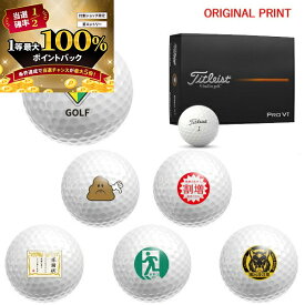 【★予告★11/15限定】当店エントリー&抽選で最大100％ポイントバック ！【オリジナルマークプリントボール(納期2-3日)】タイトリスト PROV1 ゴルフボール 1ダース(12球入り) 2025年モデル おもしろい マーク入り