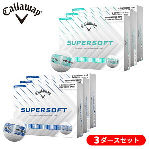 (�c�Ɠ���������)�y3�_�[�X�Z�b�g�z�L�����E�F�C�S���t(Callaway) �X�[�p�[�\�t�g(SUPERSOFT) DISTRESSED�X�g���C�v �S���t�{�[�� 3�_�[�X(36��) 2026�N���f��(���{���K�i)