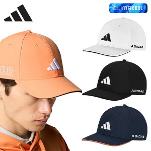 (�c�Ɠ���������)�A�f�B�_�X �S���t(adidas GOLF) CLIMACOOL �N���C�}�N�[�� �T�C�h���S �L���b�v UW465 �����Y ���f�B�[�X 2026�N�t�ċz������ ������ �M���Ǒ΍�