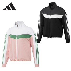 (営業日即日発送) ★クリアランス大処分セール★ アディダス ゴルフ ツイストニット レトロトラックジャケット JRY40 レディース 2024年秋冬(outret)