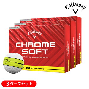 (NAX)y3_[XZbgzLEFCSt(Callaway) N\tg(CHROME SOFT) 360 CG[XgCv St{[ 3_[X (36) 2025Nf