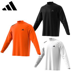 (営業日即日発送)アディダス ゴルフ COLD .RDY スリーストライプス 長袖モックシャツJVV04 メンズ ウェア 2025年秋冬