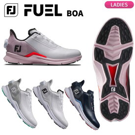 (営業日即日発送)フットジョイ WOMENS FJ フューエル ボア(FUEL-BOA) ゴルフシューズ BOAタイプ スパイクレス レディース W(ワイド) 2025年モデル